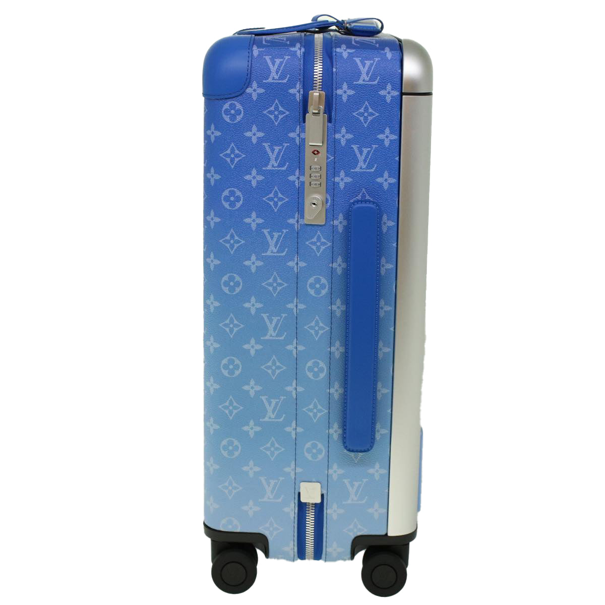 LOUIS VUITTON Monogram Clouds Horizon 55 Suitcase Blue M20411 LV Auth ki3461A