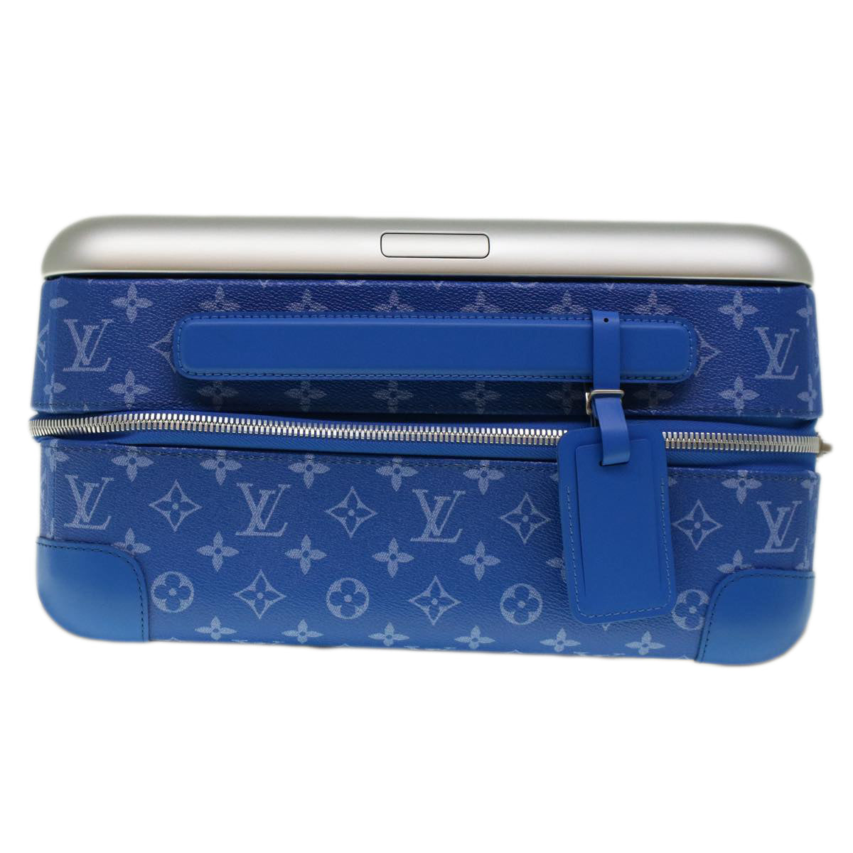 LOUIS VUITTON Monogram Clouds Horizon 55 Suitcase Blue M20411 LV Auth ki3461A