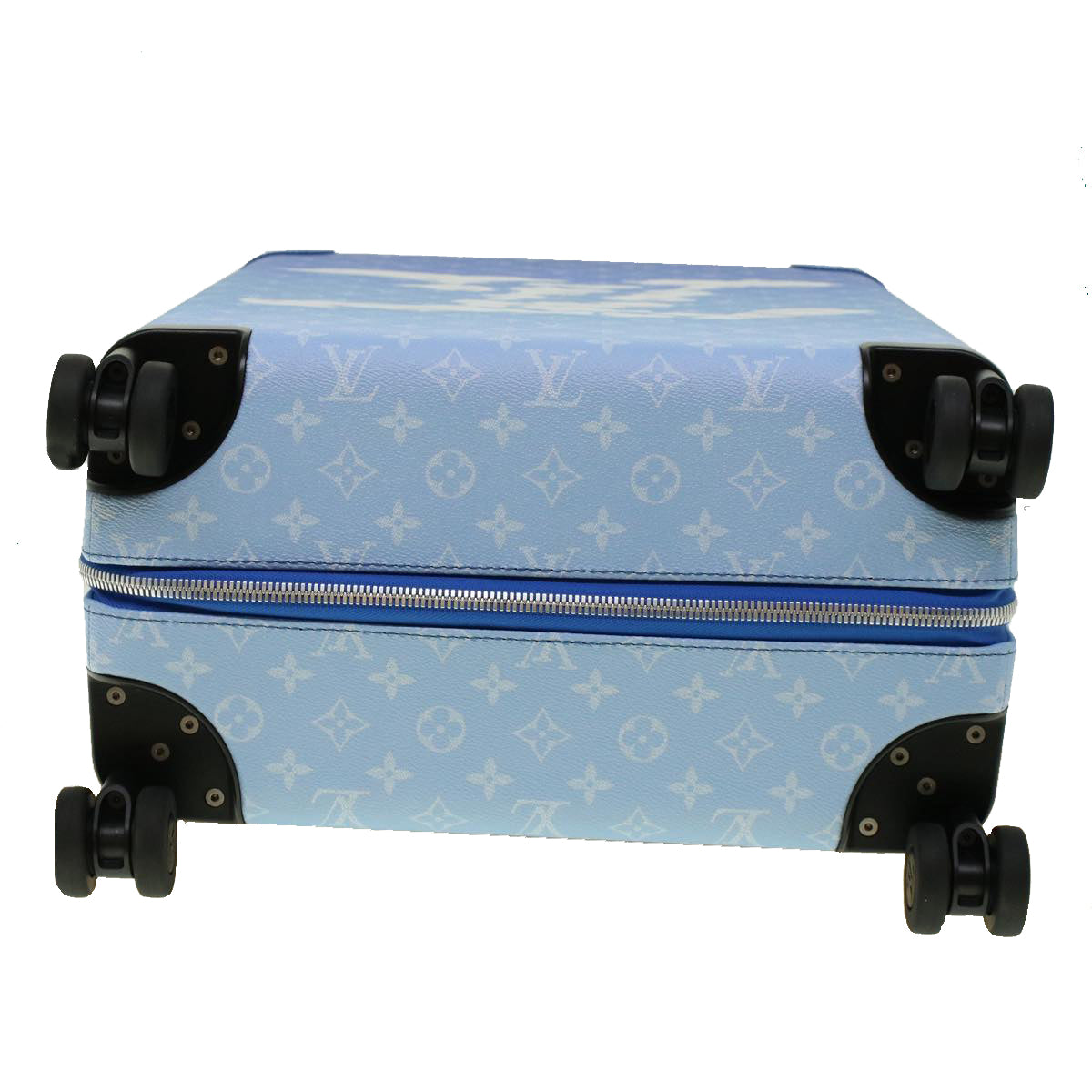 LOUIS VUITTON Monogram Clouds Horizon 55 Suitcase Blue M20411 LV Auth ki3461A