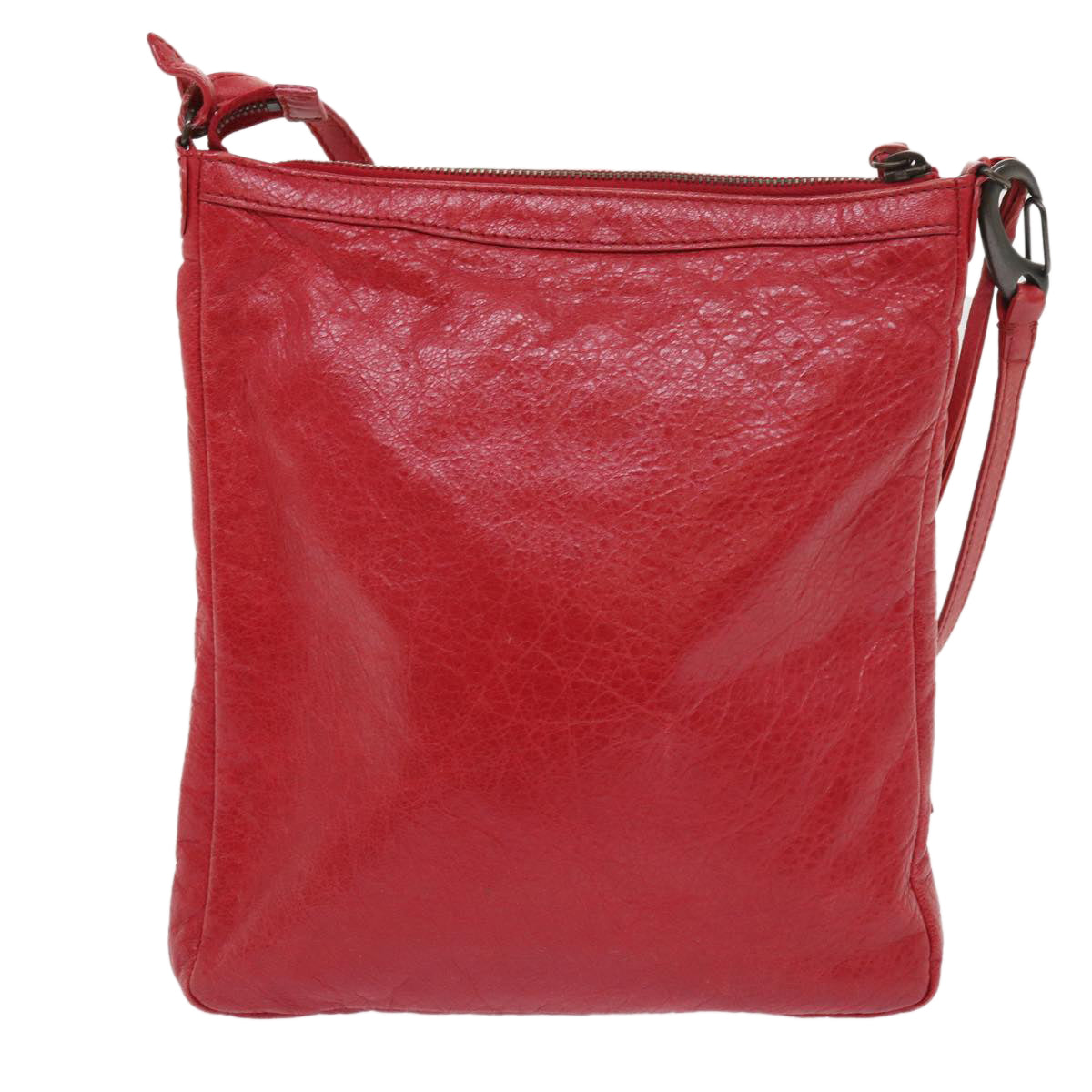 BALENCIAGA Shoulder Bag Leather Red 310250 Auth ki3496 - 0
