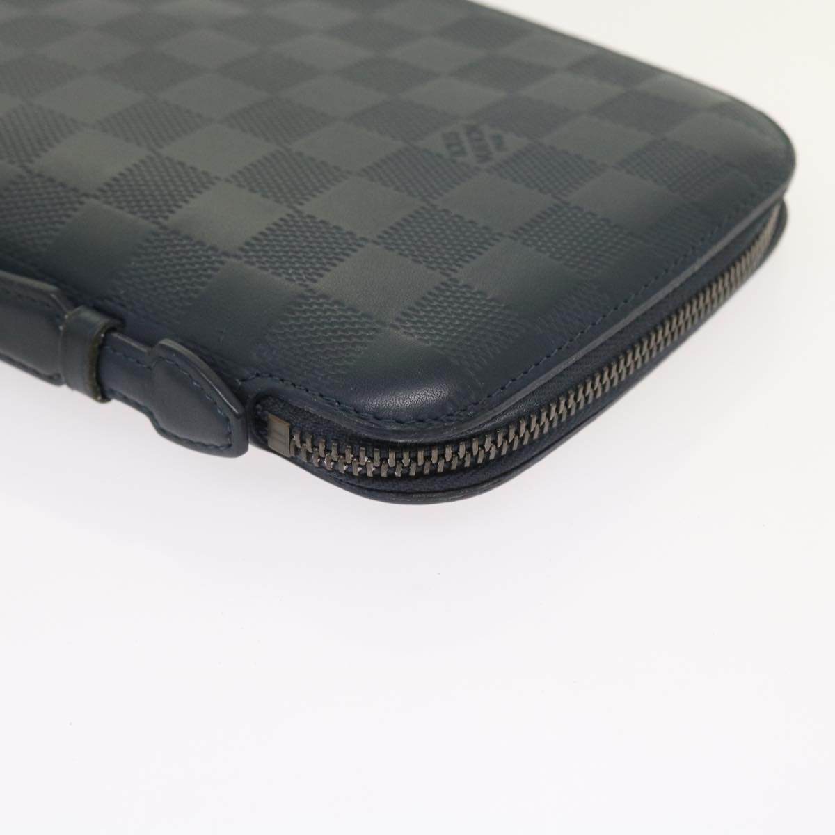 LOUIS VUITTON Damier Infini Organizer Atholl Clutch Bag Black N41382 Auth ki3504