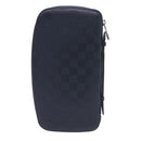 LOUIS VUITTON Damier Infini Organizer Atholl Clutch Bag Black N41382 Auth ki3504-2