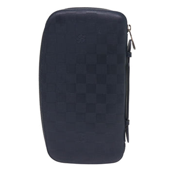 LOUIS VUITTON Damier Infini Organizer Atholl Clutch Bag Black N41382 Auth ki3504 - 0