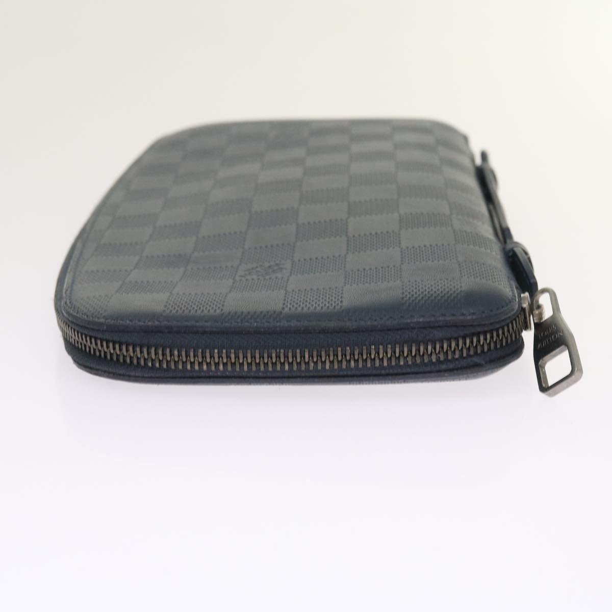 LOUIS VUITTON Damier Infini Organizer Atholl Clutch Bag Black N41382 Auth ki3504