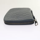 LOUIS VUITTON Damier Infini Organizer Atholl Clutch Bag Black N41382 Auth ki3504-3