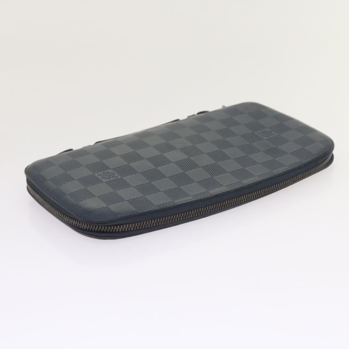 LOUIS VUITTON Damier Infini Organizer Atholl Clutch Bag Black N41382 Auth ki3504