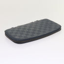 LOUIS VUITTON Damier Infini Organizer Atholl Clutch Bag Black N41382 Auth ki3504-5