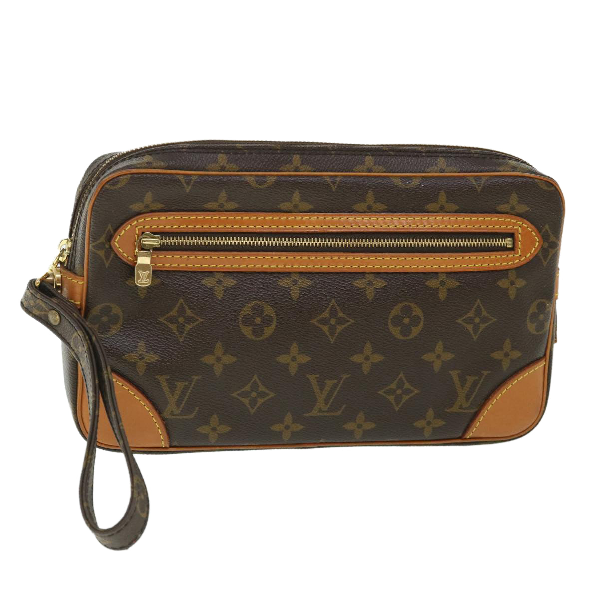 LOUIS VUITTON Monogram Marly Dragonne GM Clutch Bag M51825 LV Auth ki3515