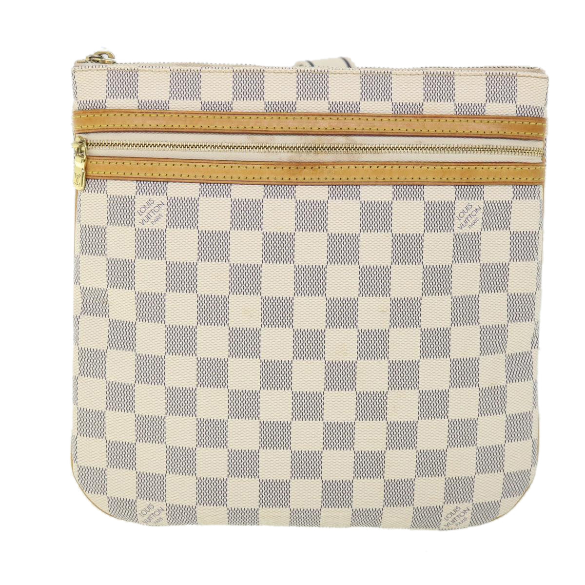 LOUIS VUITTON Damier Azur Pochette Bosphore Shoulder Bag N51112 LV Auth ki3516 - 0