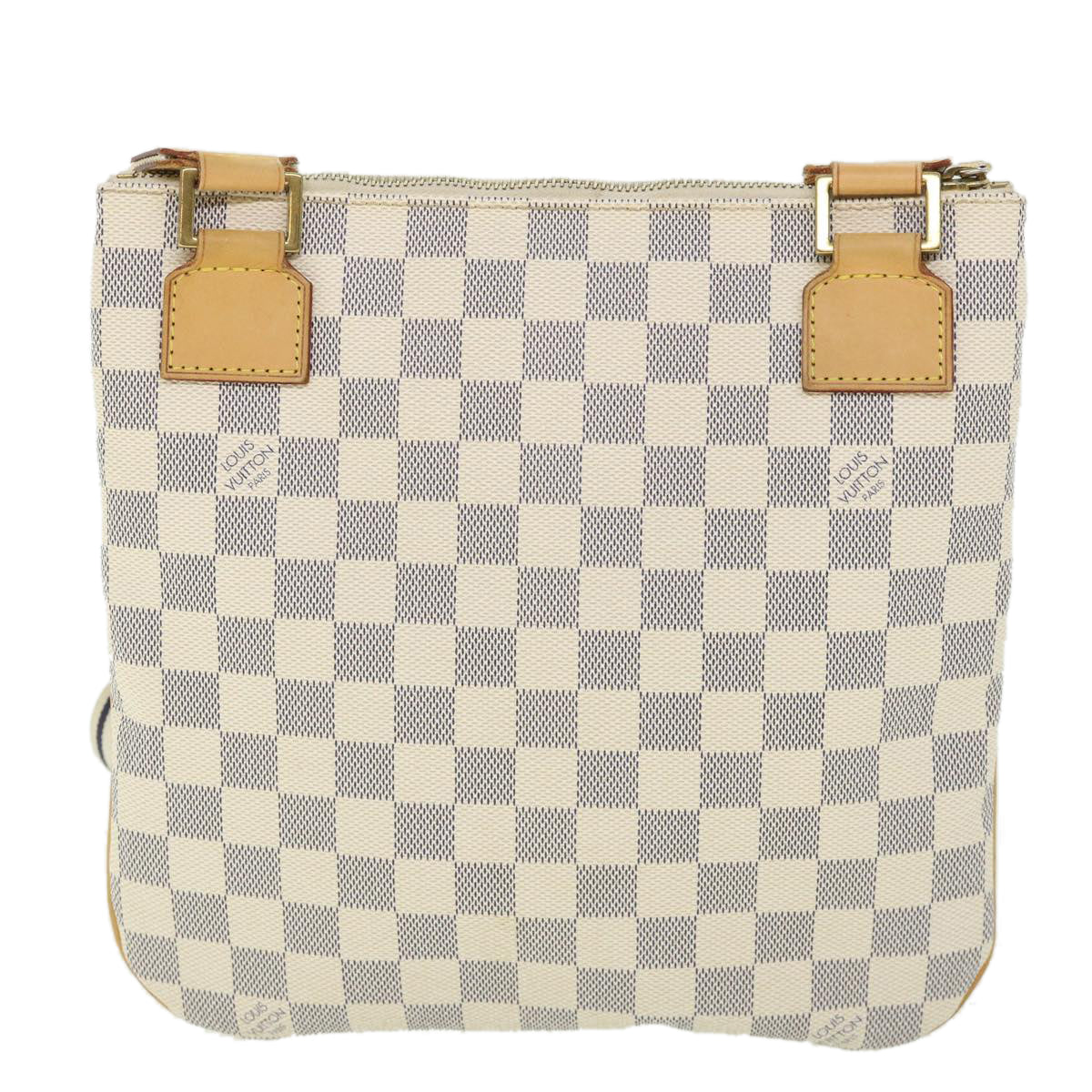 LOUIS VUITTON Damier Azur Pochette Bosphore Shoulder Bag N51112 LV Auth ki3516