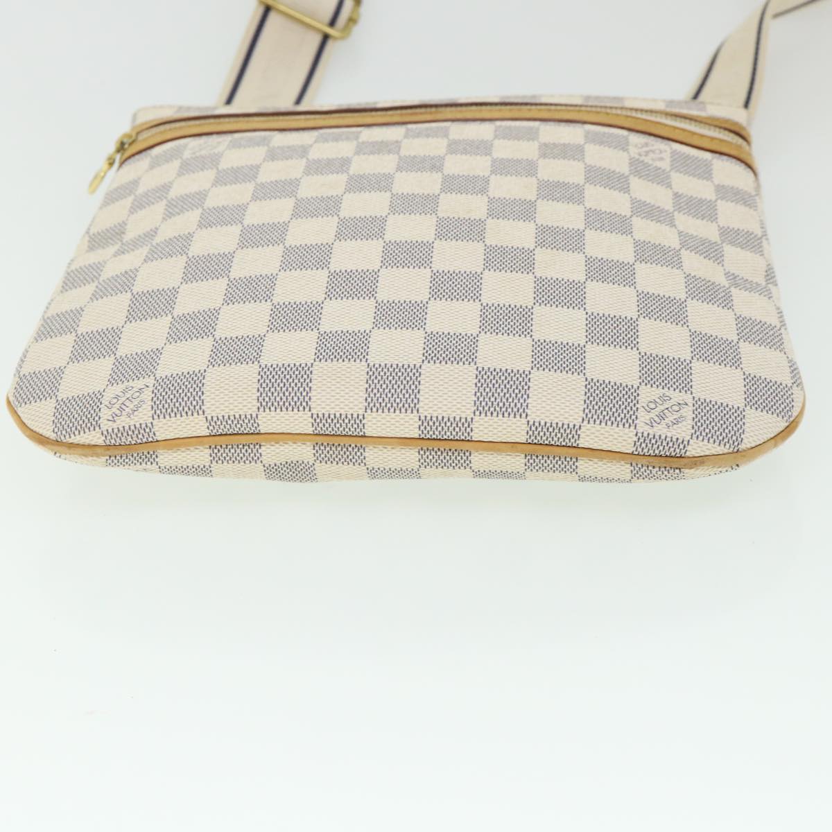 LOUIS VUITTON Damier Azur Pochette Bosphore Shoulder Bag N51112 LV Auth ki3516