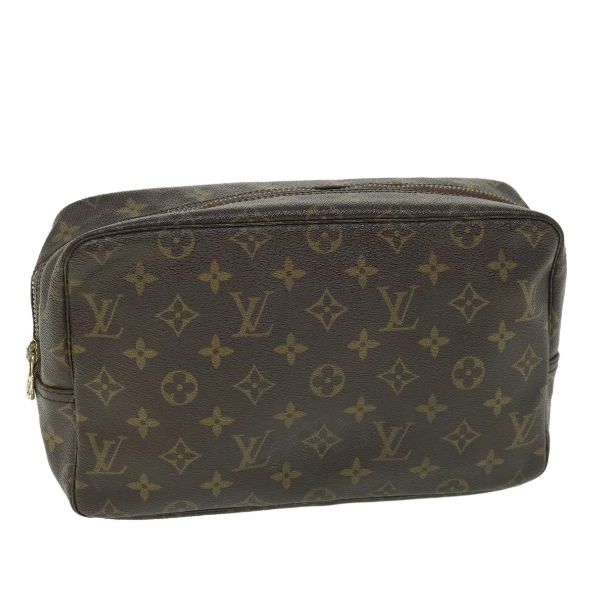 LOUIS VUITTON Monogram Trousse Toilette 28 Clutch Bag M47522 LV Auth ki3525