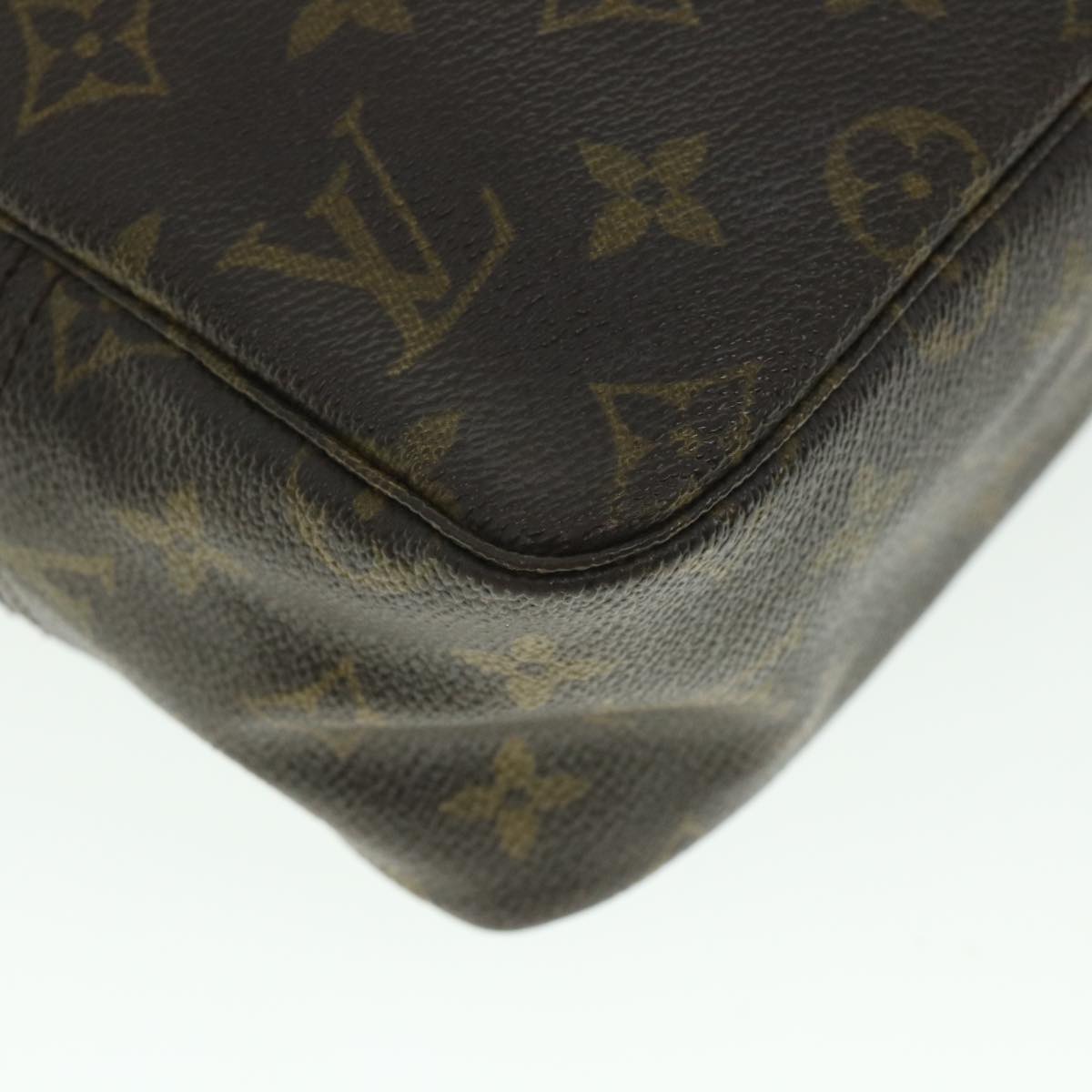 LOUIS VUITTON Monogram Trousse Toilette 28 Clutch Bag M47522 LV Auth ki3525