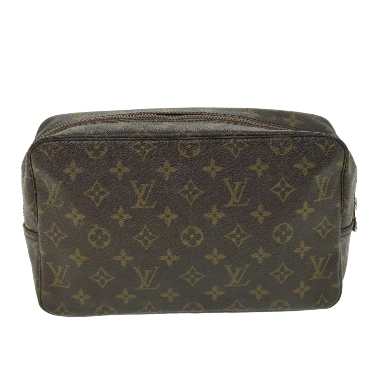 LOUIS VUITTON Monogram Trousse Toilette 28 Clutch Bag M47522 LV Auth ki3525