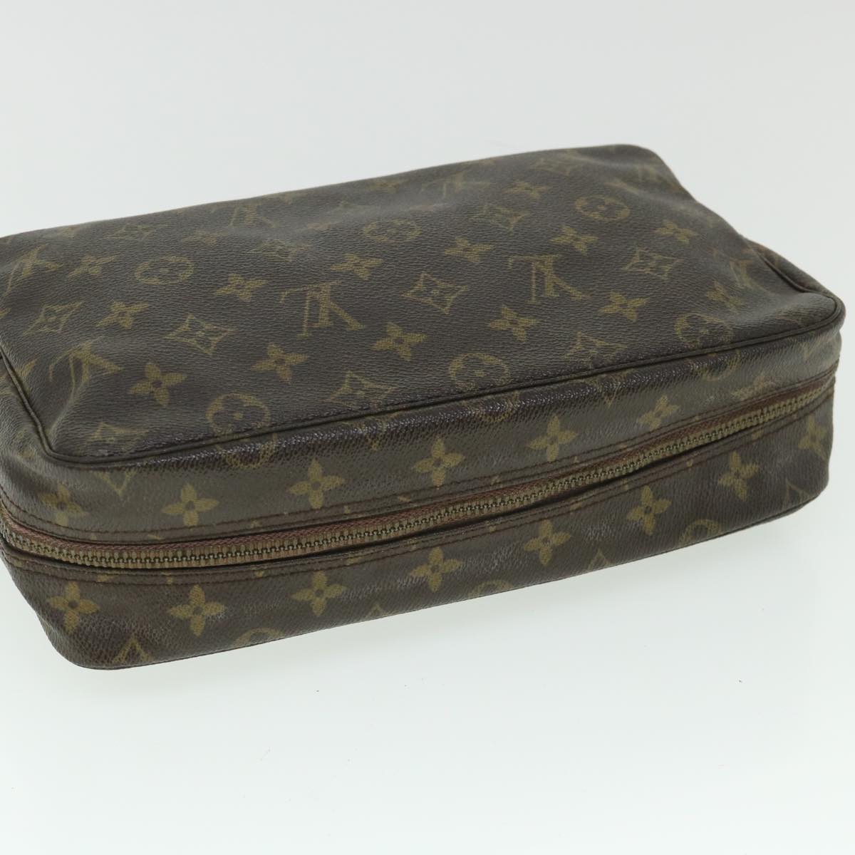 LOUIS VUITTON Monogram Trousse Toilette 28 Clutch Bag M47522 LV Auth ki3525