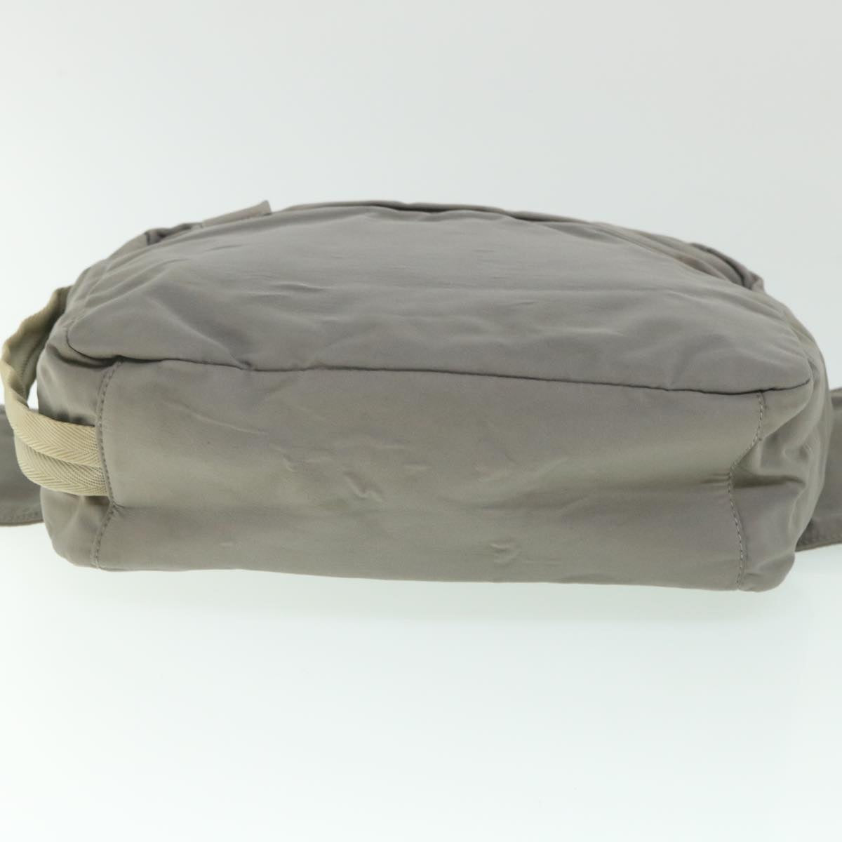 PRADA Waist bag Nylon Gray Auth ki3532