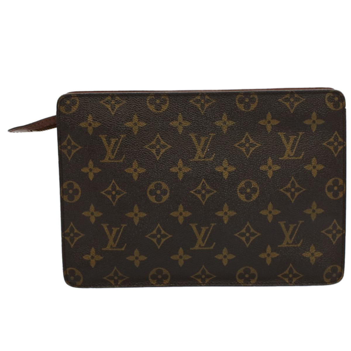 LOUIS VUITTON Monogram Pochette Homme Clutch Bag M51795 LV Auth ki3533