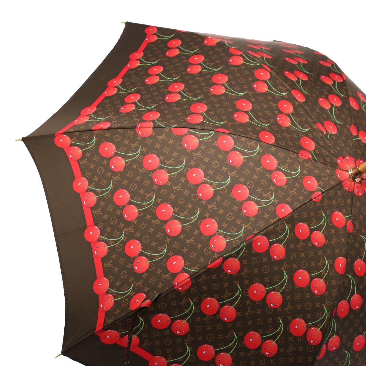 LOUIS VUITTON Monogram Cherry Parapluie Umbrella Polyester M70125 Auth ki3536A - 0