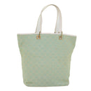 GUCCI GG Canvas Tote Bag Light Blue 002 1098 Auth ki3541-1