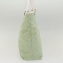 GUCCI GG Canvas Tote Bag Light Blue 002 1098 Auth ki3541-4