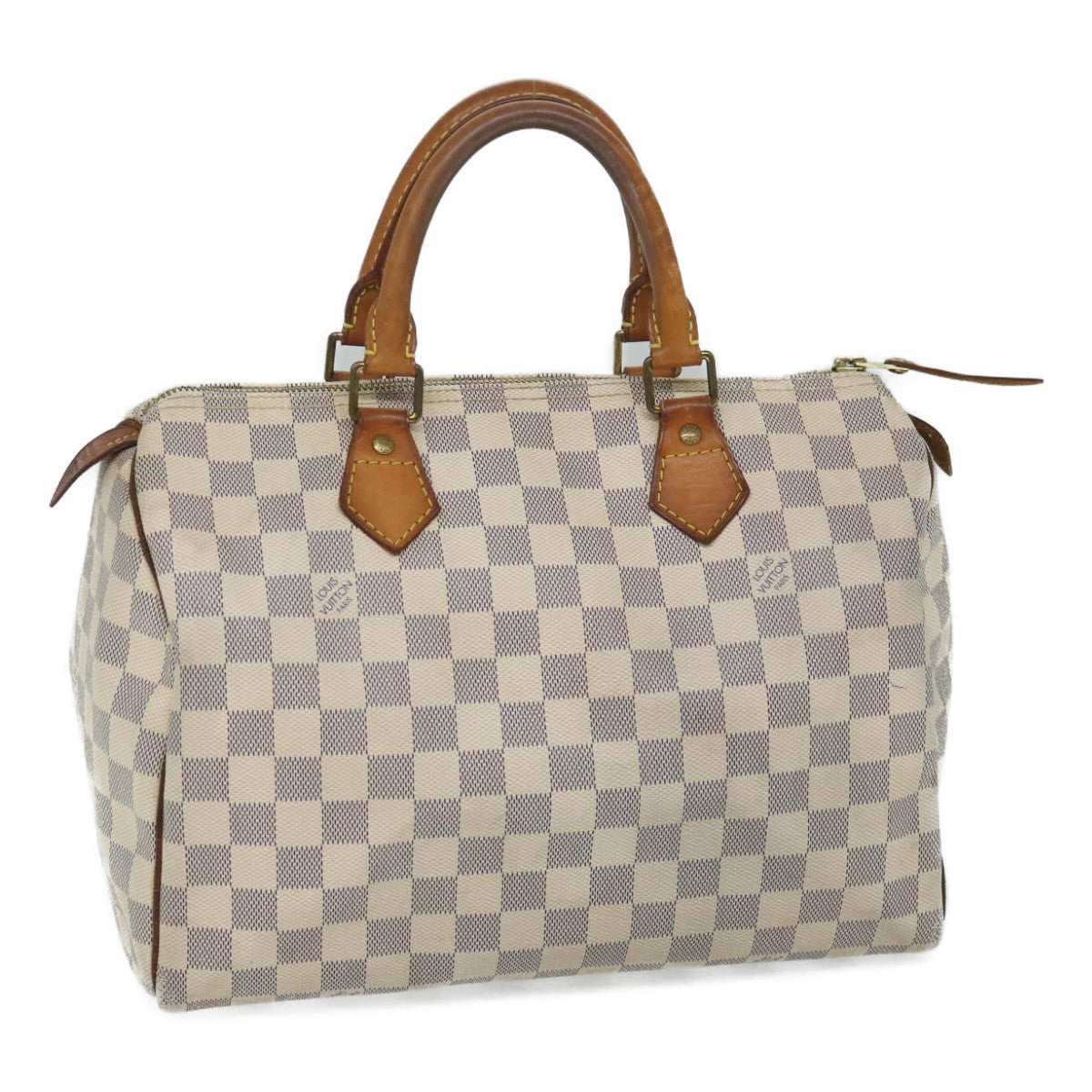 LOUIS VUITTON Damier Azur Speedy 30 Hand Bag N41533 LV Auth ki3543