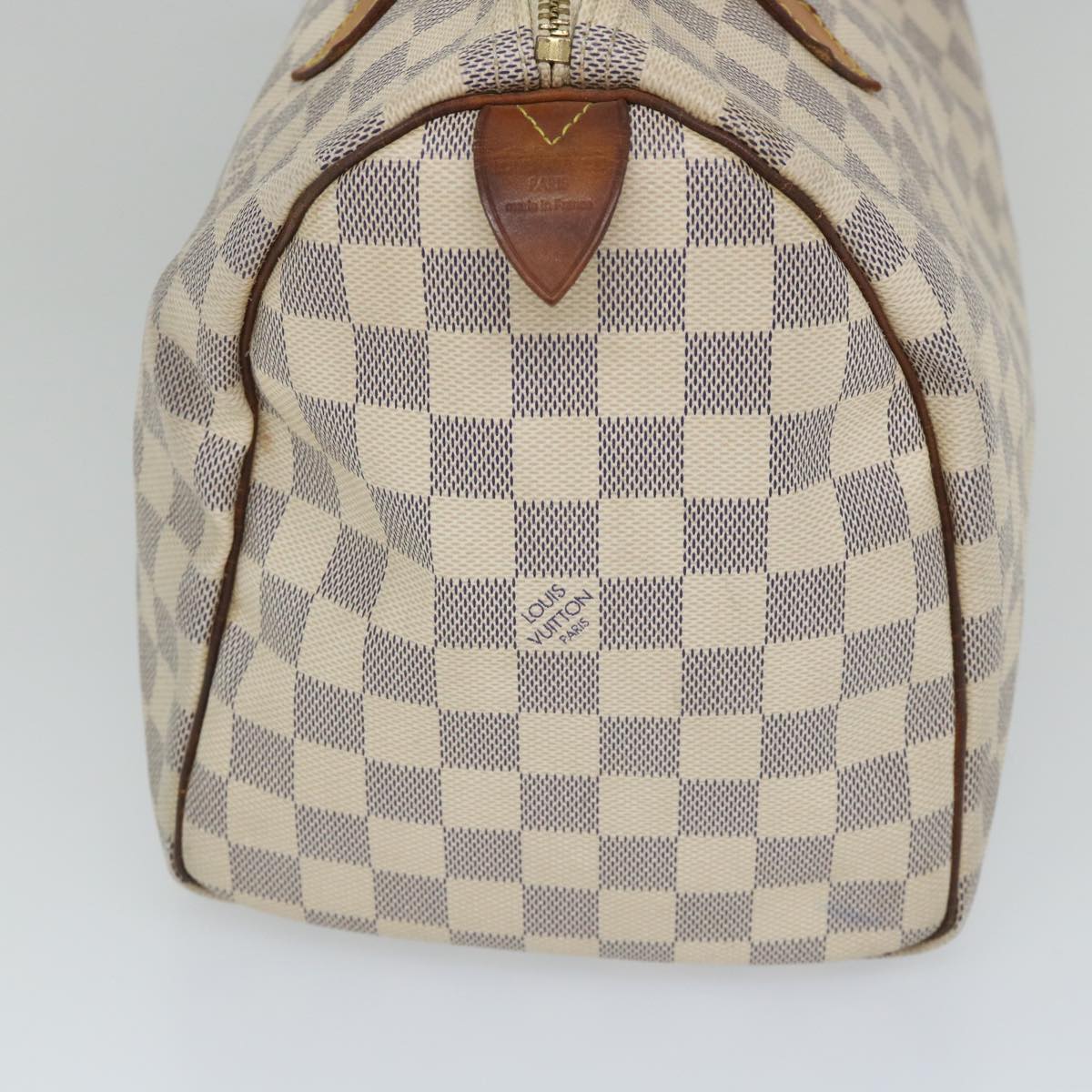 LOUIS VUITTON Damier Azur Speedy 30 Hand Bag N41533 LV Auth ki3543