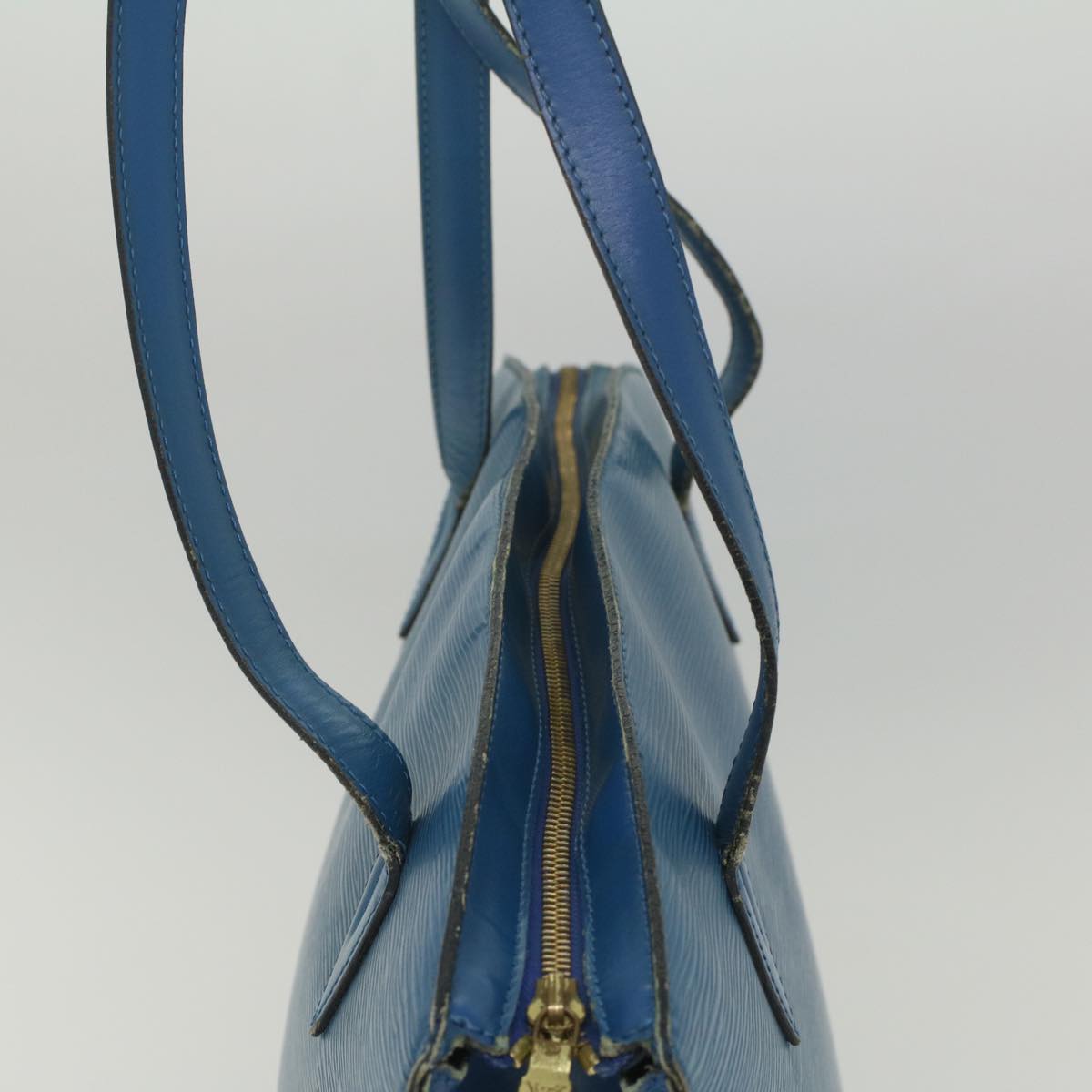 LOUIS VUITTON Epi Saint Jacques Shopping Shoulder Bag Blue M52275 LV Auth ki3549