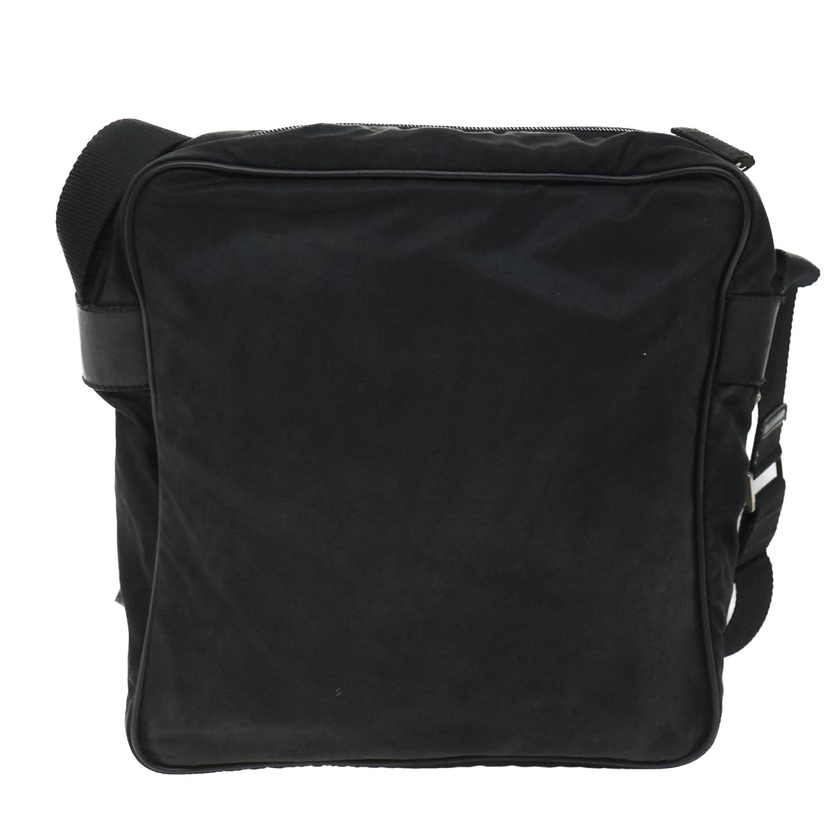 PRADA Shoulder Bag Nylon Black Auth ki3577 - 0