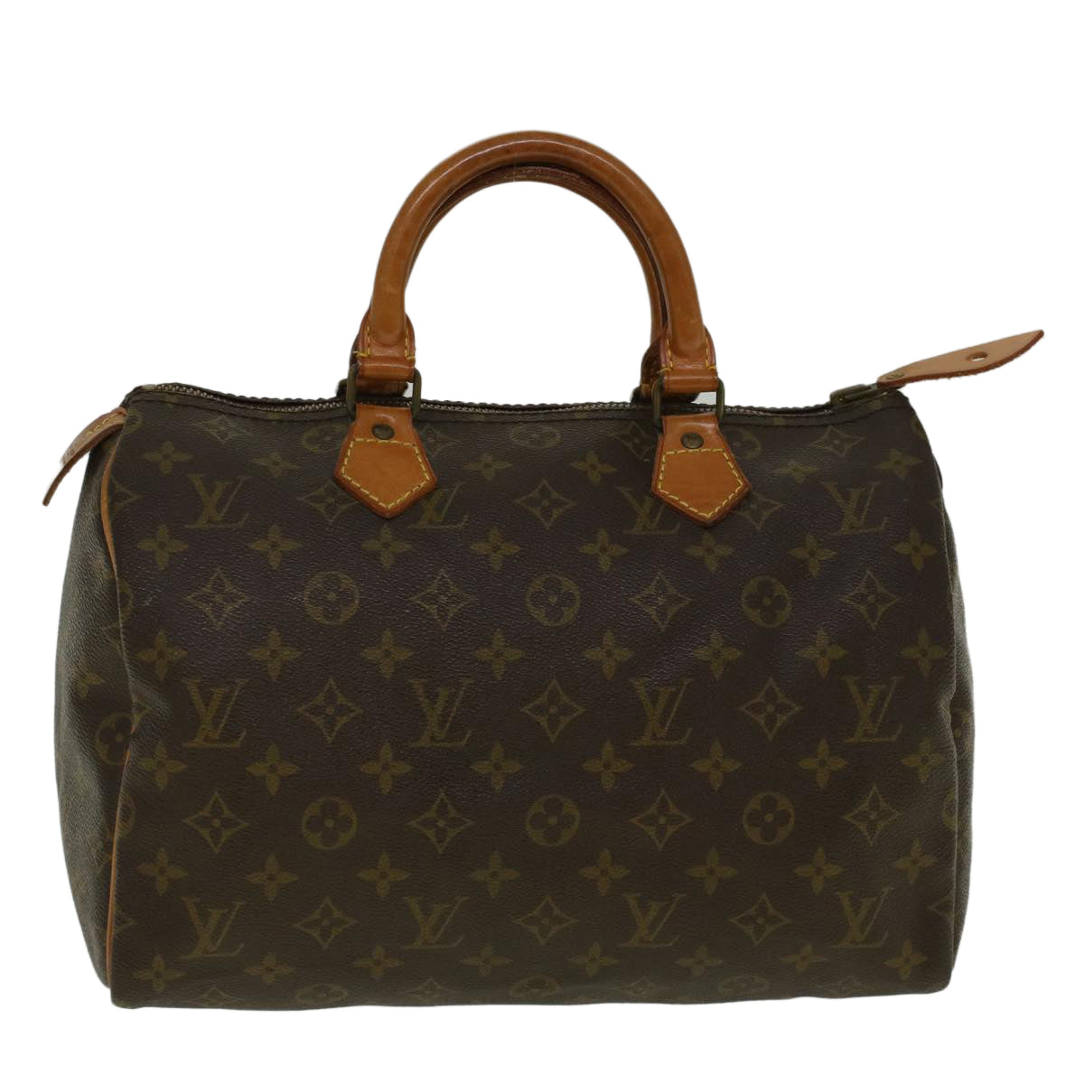 LOUIS VUITTON Monogram Speedy 30 Hand Bag M41526 LV Auth ki3594