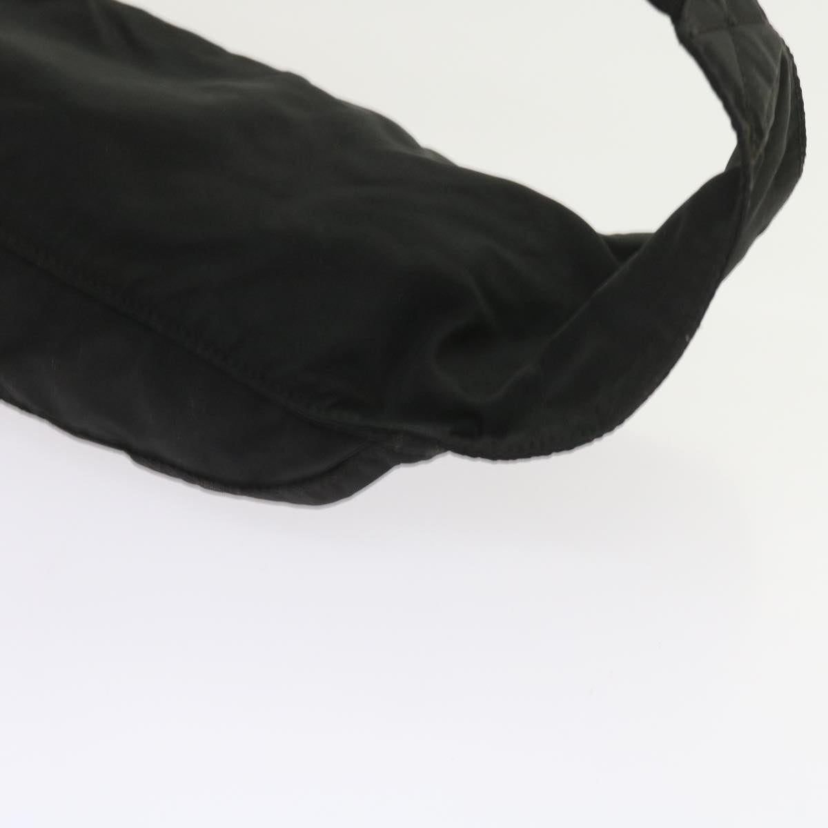 PRADA Waist bag Nylon Black Auth ki3641