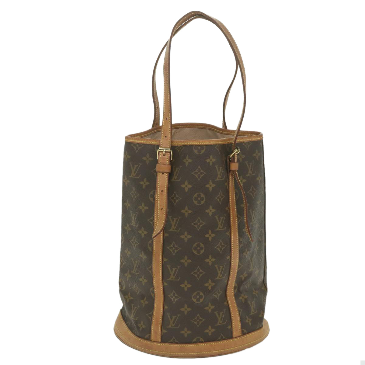 LOUIS VUITTON Monogram Bucket GM Shoulder Bag M42236 LV Auth ki3655