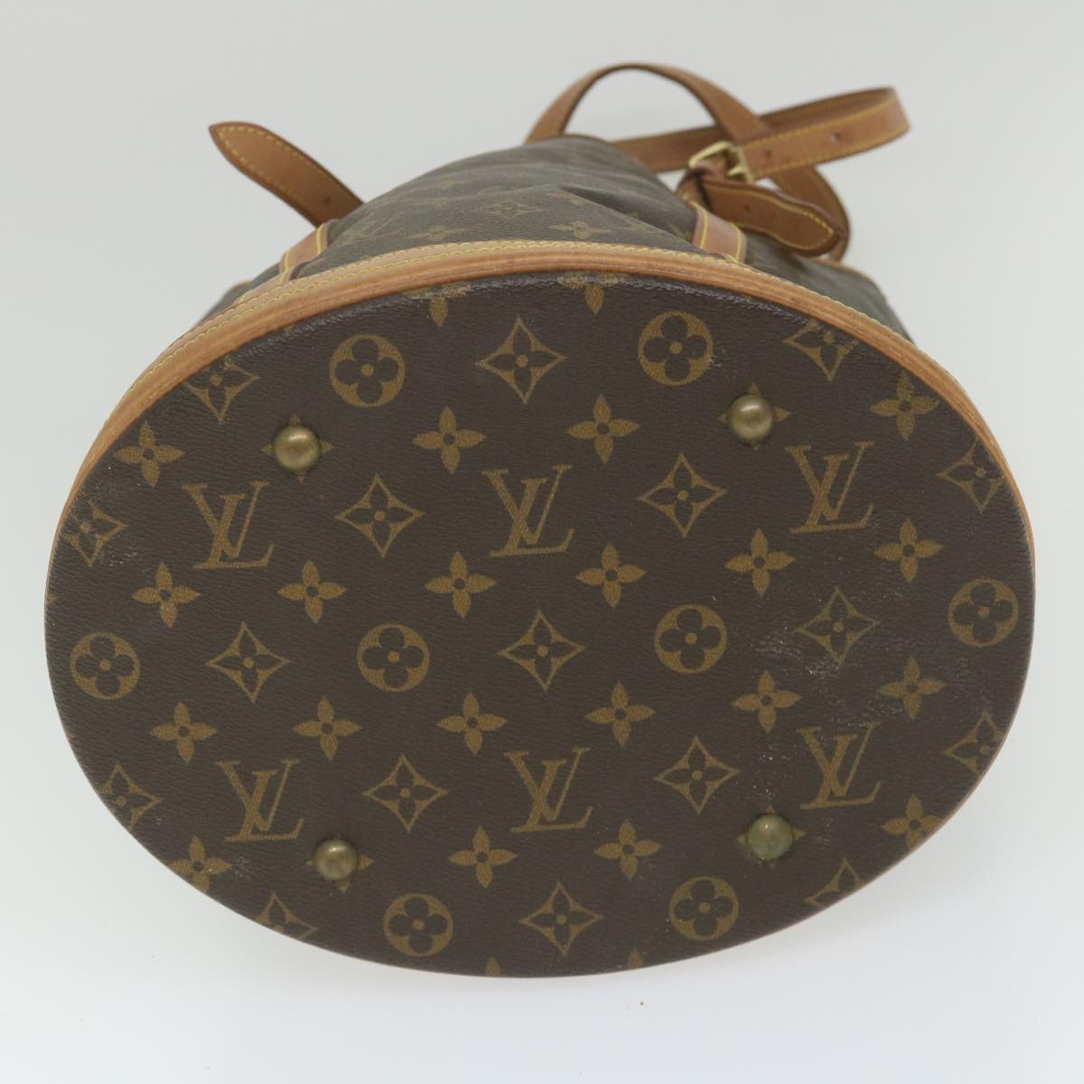 LOUIS VUITTON Monogram Bucket GM Shoulder Bag M42236 LV Auth ki3655