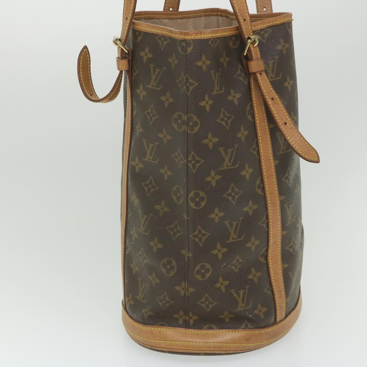 LOUIS VUITTON Monogram Bucket GM Shoulder Bag M42236 LV Auth ki3655