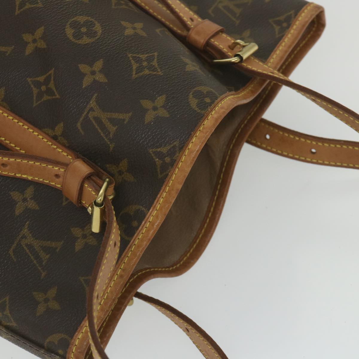 LOUIS VUITTON Monogram Bucket GM Shoulder Bag M42236 LV Auth ki3655