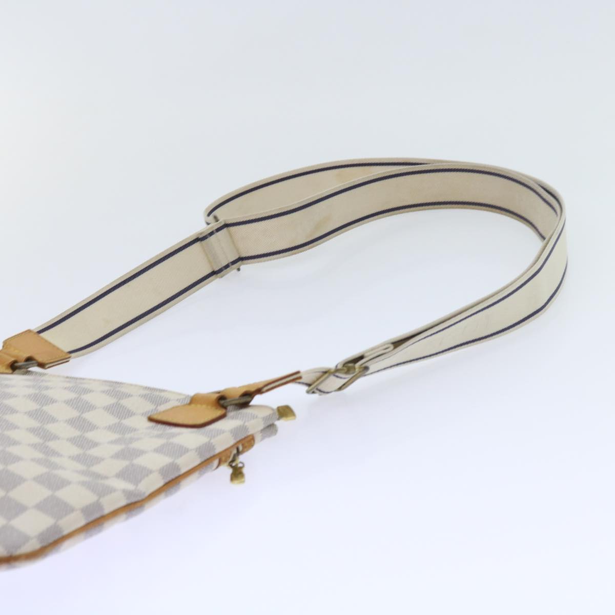 LOUIS VUITTON Damier Azur Pochette Bosphore Shoulder Bag N51112 LV Auth ki3658