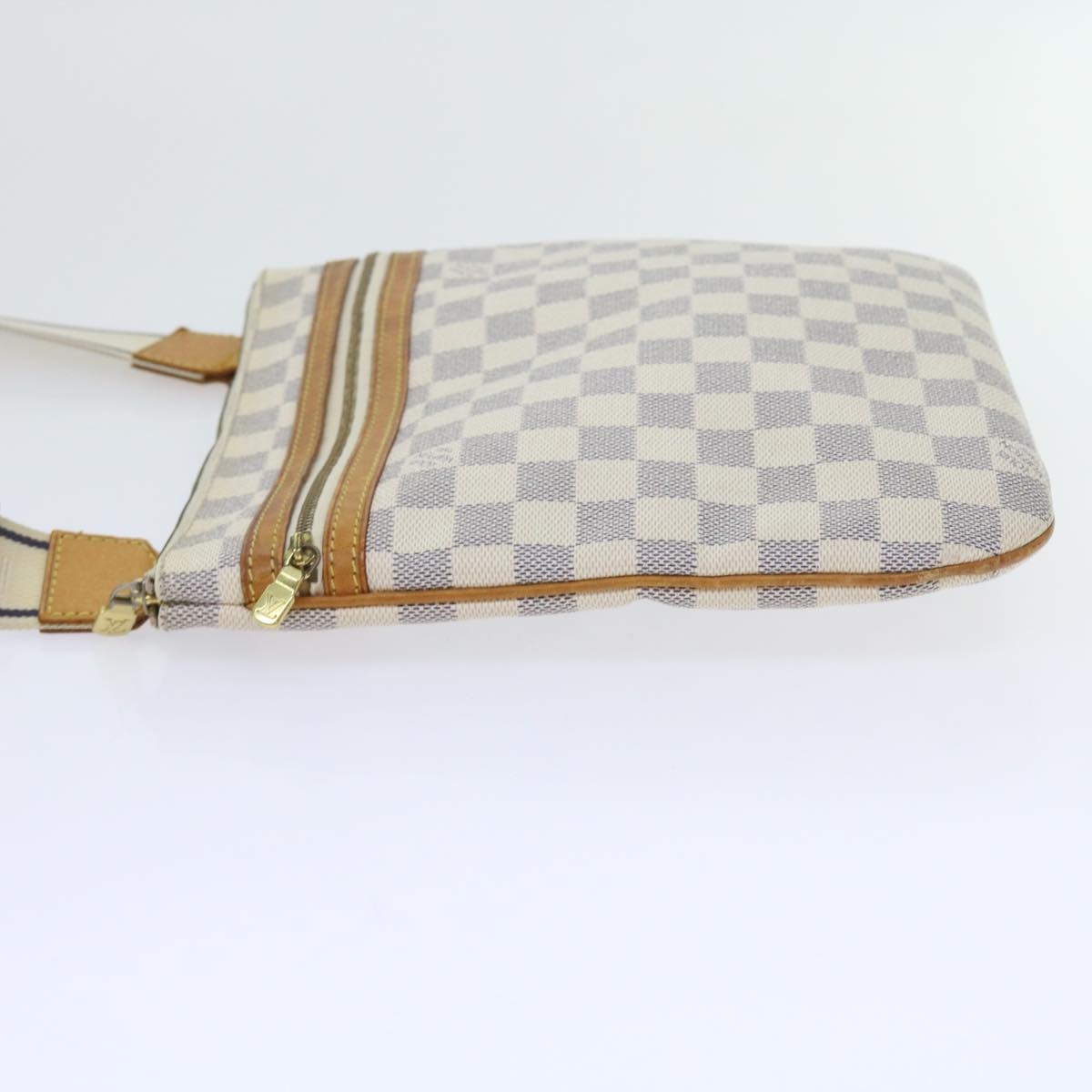 LOUIS VUITTON Damier Azur Pochette Bosphore Shoulder Bag N51112 LV Auth ki3658