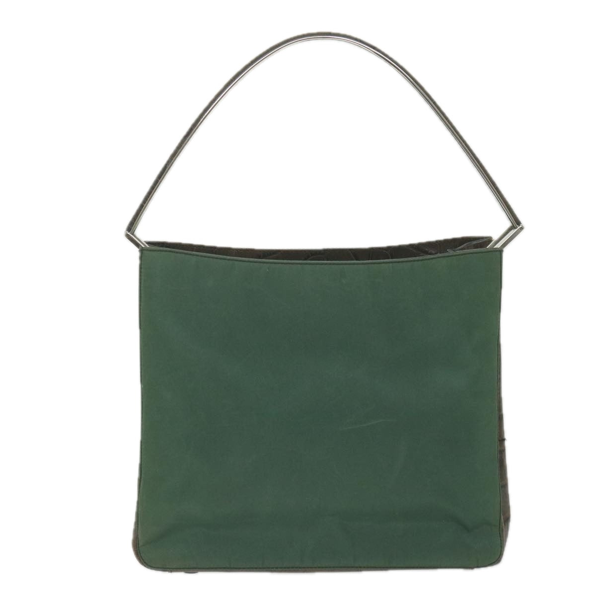 PRADA Shoulder Bag Nylon Green Auth ki3708