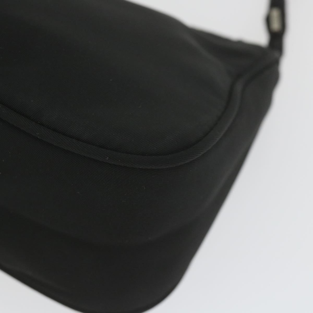 PRADA Accessory Pouch Nylon Black Auth ki3715