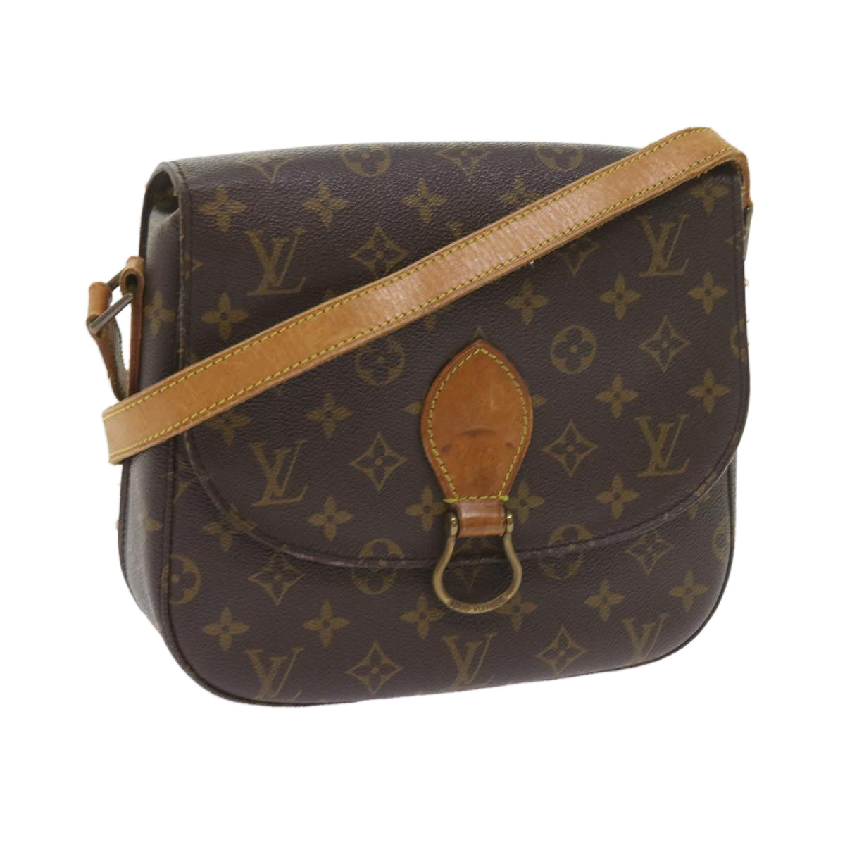 LOUIS VUITTON Monogram Saint Cloud GM Shoulder Bag M51242 LV Auth ki3753