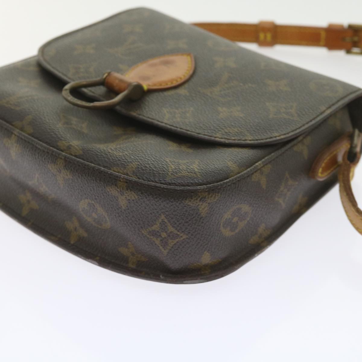 LOUIS VUITTON Monogram Saint Cloud PM Shoulder Bag M51244 LV Auth ki3754