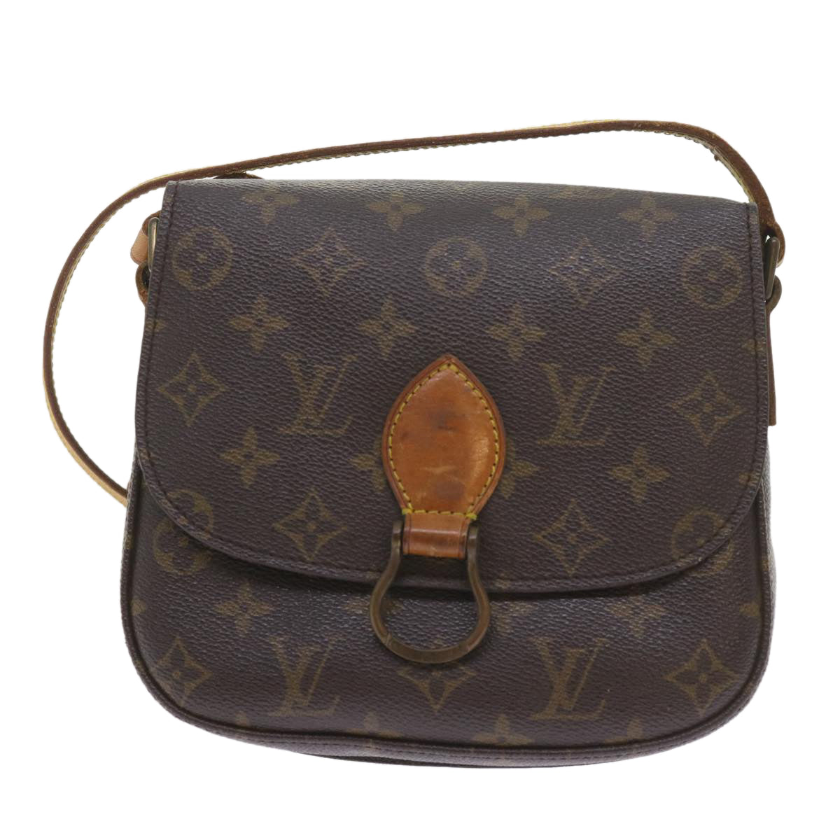 LOUIS VUITTON Monogram Saint Cloud PM Shoulder Bag M51244 LV Auth ki3754