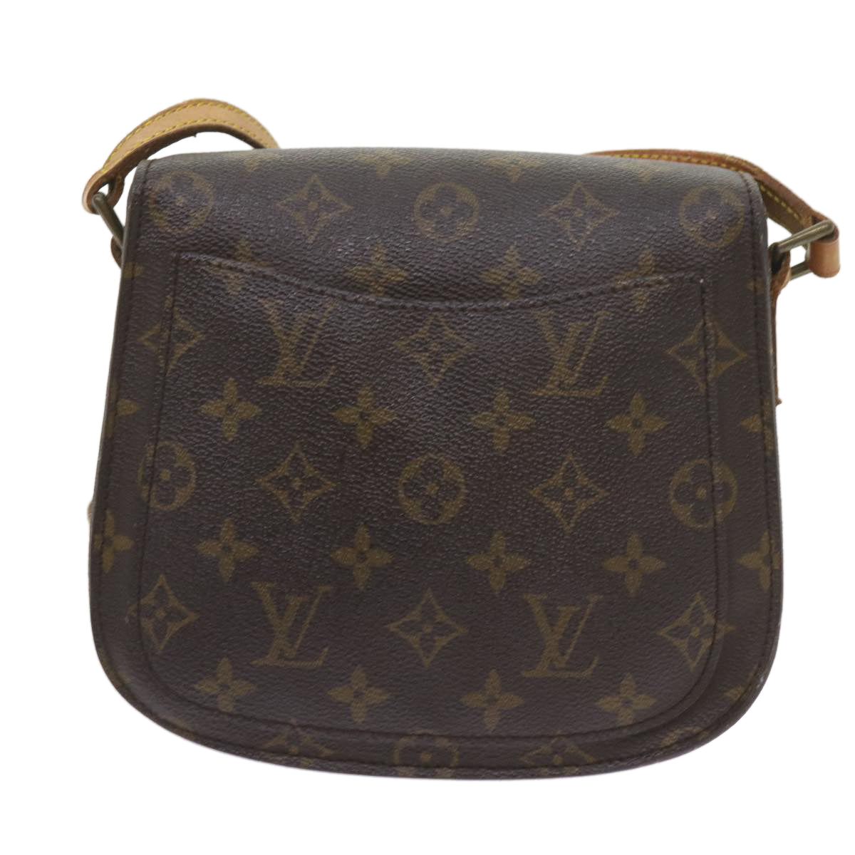 LOUIS VUITTON Monogram Saint Cloud PM Shoulder Bag M51244 LV Auth ki3754