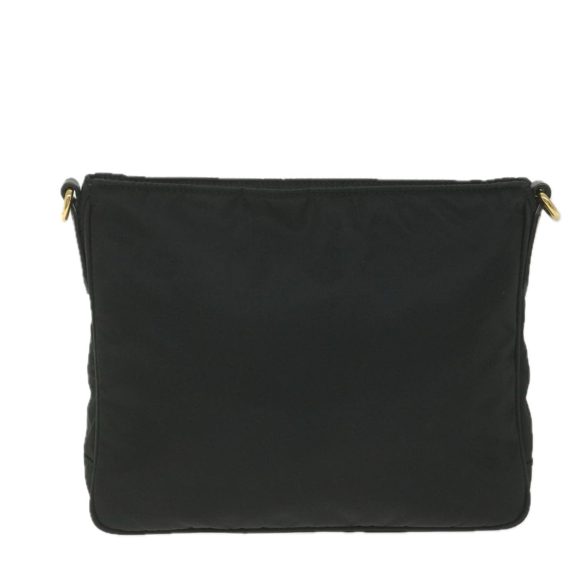 PRADA Shoulder Bag Nylon Black Auth ki3770 - 0