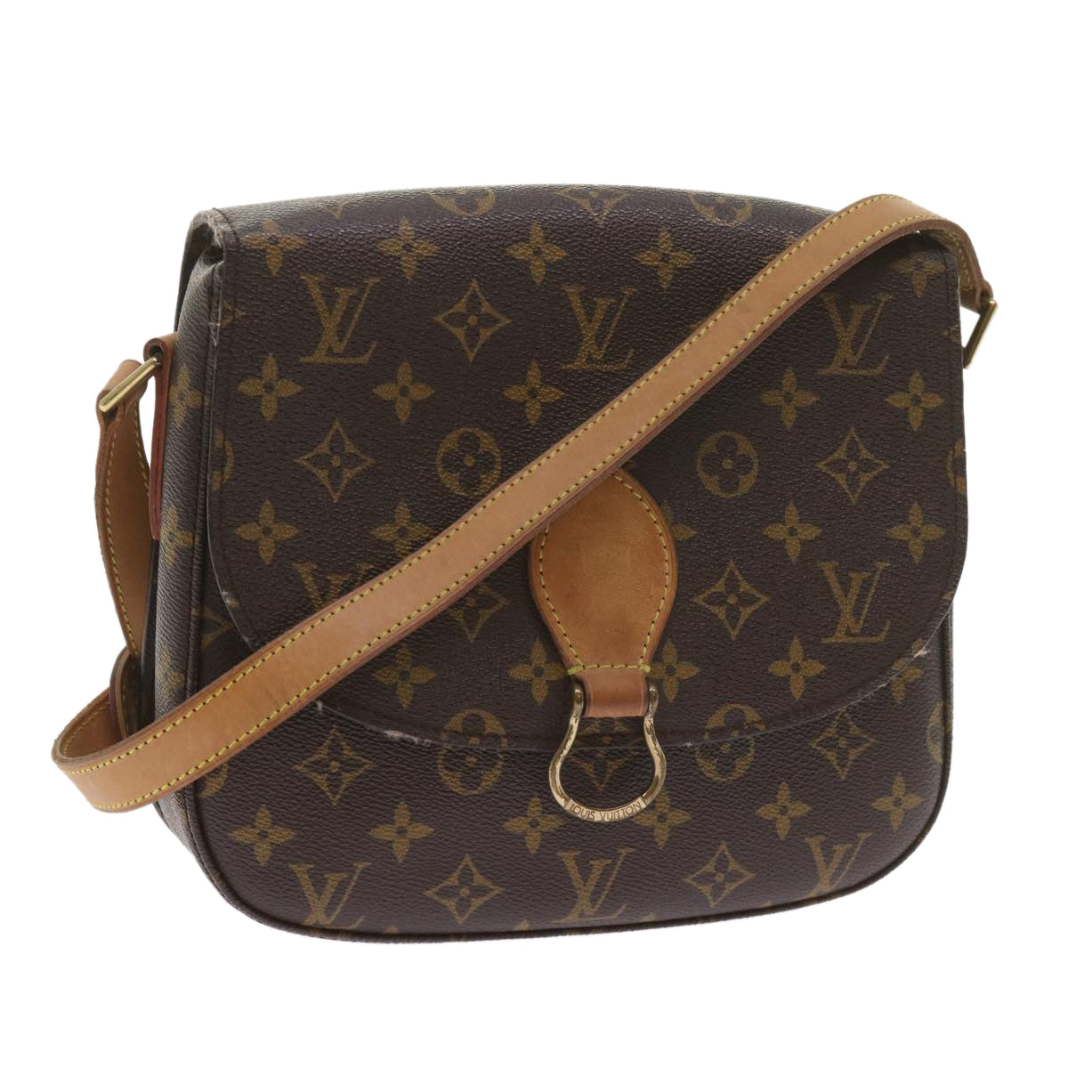 LOUIS VUITTON Monogram Saint Cloud GM Shoulder Bag M51242 LV Auth ki3780