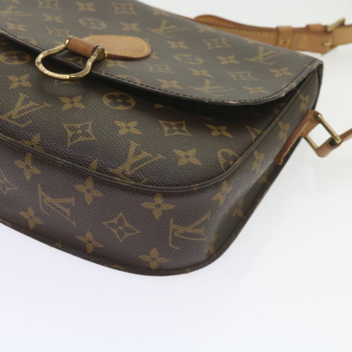 LOUIS VUITTON Monogram Saint Cloud GM Shoulder Bag M51242 LV Auth ki3780