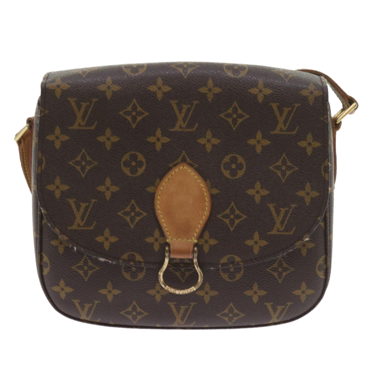 LOUIS VUITTON Monogram Saint Cloud GM Shoulder Bag M51242 LV Auth ki3780