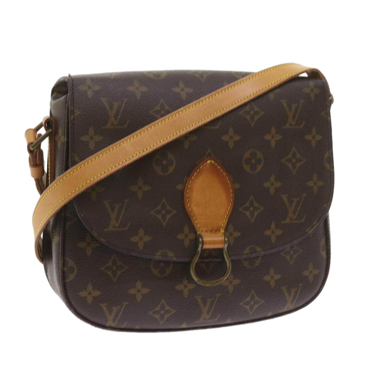 LOUIS VUITTON Monogram Saint Cloud GM Shoulder Bag M51242 LV Auth ki3781