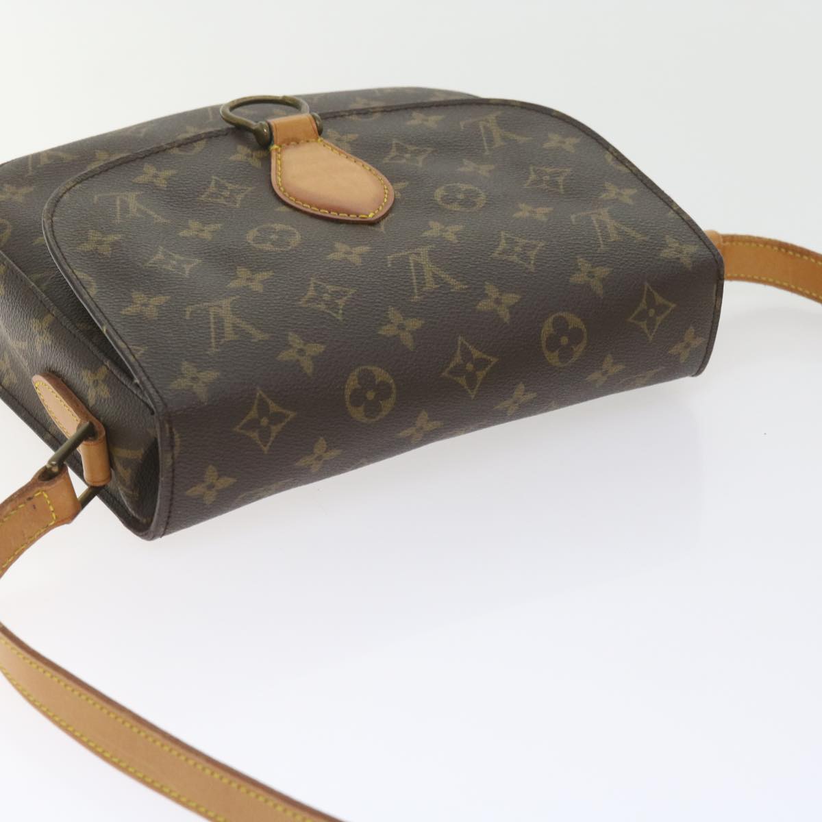 LOUIS VUITTON Monogram Saint Cloud GM Shoulder Bag M51242 LV Auth ki3781