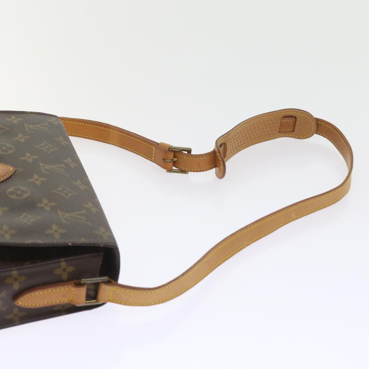 LOUIS VUITTON Monogram Saint Cloud GM Shoulder Bag M51242 LV Auth ki3781