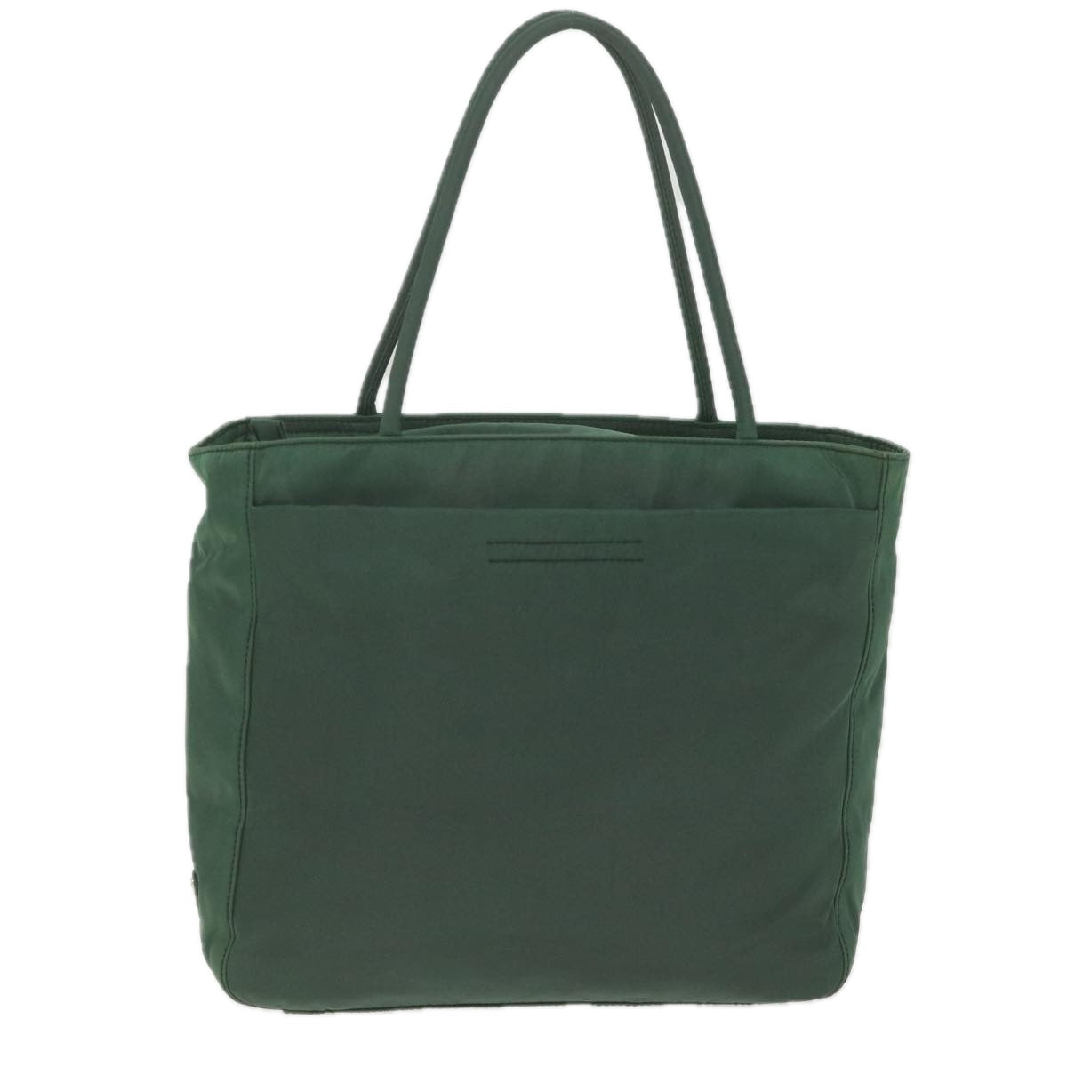 PRADA Tote Bag Nylon Green Auth ki3795 - 0